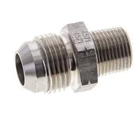 JIC Double Nipple UNF 7/8''-14 x 3/8'' NPT Acier inoxydable 210bar (2950.5psi)