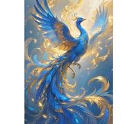 JICFDAO 5D Diamond Painting Phoenix 30x40cm DIY Peinture Diamant Phoenix Broderie Diamant Phénix Diamond Painting Lot Canevas Kit Complet Adulte Activité Relaxante pour Salon Chambre Cadeau Room Decor