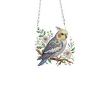 JICFDAO Diamant Peinture Pendentifs Animaux 24.6x24.8cm Diamond Painting Ornements Suspendus 5D Diamond Painting Pendentif Facile à Créer Cadeaux Faits Main pour Orner l'Intérieur ou Extérieu Vogel