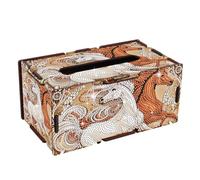 JICFDAO Diamond Painting Boite Mouchoirs 22.5x12.7x10.5cm DIY Mouchoirs Papier Boite Peinture Diamant Boîte à Mouchoir Crystal Art Design Cadeau Décoration Intérieure pour Salon Chambre Bureau Cheval