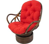 JIcloun Fauteuil en Rotin Pivotant Coussin pour Fauteuil À Bascule Intérieur Rocker Coussin Pivotant Pad de Remplacement pour Fauteuil Durable Doux Coussin,A4