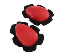 JicSuXi 2 Pièces Genouillères Sliders Coque Protectrice Polyoxyméthylène Construction Solide Convenant à cyclistes Course, rouge