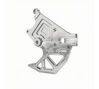 JicSuXi Adaptateur d’étrier Frein Léger | Support Frein pr véhicule 125, Haute Qualité, motocyclte, Argent, Arrière