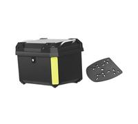 JicSuXi Boîte Coffre 45L Coffre de Rangement Antivol avec Système Étanche Installation Facile pour Scooter Déplacement Quotidien, avec Plaque de Base