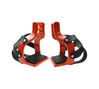 JicSuXi Étrier Sécurité Renforcé en Fibre Carbone Résistant Paire D'étriers D'équitation pr Équitation, Orange