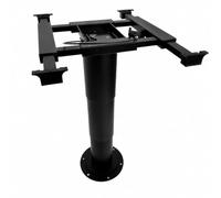 JicSuXi Pied Table Relevable Pneumatique Stable Eemble Pied Table Colonne Télescopique Résistant à Support Pliante