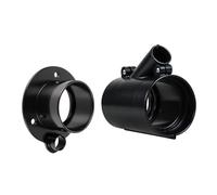 JicSuXi Raccord de Bride de Tuyau de gréement Hors-Bord avec Manchon d'entrée de câble de Bateau Noir à Port Tube de gréement Hors-Bord Professionnel de