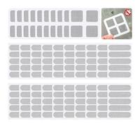 Jicyor 140 Pièces Ensemble de Réparation de Filet Anti-mouche,Rouleau Reparation Moustiquaire,Réparation de Fenêtre,Patchs D'écran de Fenêtre,pour Réparer Rapidement les Déchirures