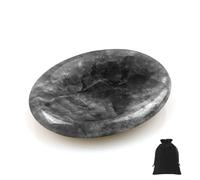 Jicyor Lapis Lazuli, Pierre en Forme de Goutte, Cristal Thérapeutique Lithothérapie, Labradorite Pierre Naturelle Lithotherapie pour Méditation, Relaxation, Équilibrage, Pierre de Paume Grand Format