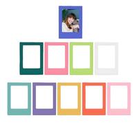 Jicyor Lot de 10 mini cadres photo magnétiques - Peuvent être combinés - Collage - Multicolore