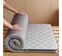 Jidanmian Surmatelas en Mousse à mémoire de Forme de 7,6 cm, Extra épais et ajusté, avec Housse Amovible, Matelas Pliable et Respirant pour étudiants(B,150x200cm)