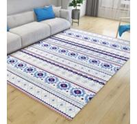 Jidanmian Tapis Chauffant électrique en graphène, Lavable et Amovible, pour Salon, Chauffage d'intérieur 2000 W, Imitation Laine, contrôle Intelligent de la température(E,140x200cm)