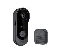JIDKEINNH Smart Home Waterproof Door Bell Night Vision Monitors HD Video Camera 2.4G WiFi Ring Doorbell Wireless Intercom Voice