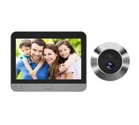 JIDKEINNH Tuya Wireless Radar Doorbell WiFi Door Peepholes HD Camera PIR Motion Detection 1080P Night Vision 4.3 inch Video Door Bell(Mini300,No Card)