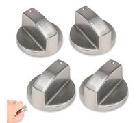 Jidyllic 4 Pcs Manopola Fornello a Gas,6 mm Manopole Piano Cottura Pomelli Forno Universale Manopole Gas per Cucina Stufa Gas Piano Cottura Forno