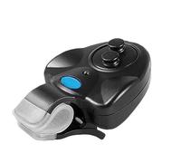 JIEBWCHA Alarme indicateur de piquage, indicateur électronique d'alerte pour canne à pêche avec LED et avertisseur, alerte portable pour les parents débutants et experts