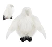 JIEBWCHA Animal en peluche avec aigle,Aigle en peluche,Jouets en peluche aigle à tête blanche de 10,6 pouces - Peluche de petits animaux, poupée en peluche réaliste, décoration de la maison pour la