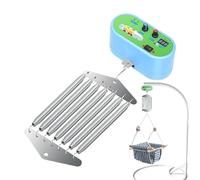 JIEBWCHA Baby Rocker, Berceau à Bascule pour bébé | Bâteur de Coucher de Chevet de bébé,Playpen à Faible Bruit, roquant pour Tout-Petit avec minuterie et Vitesse réglable pour la pépinière