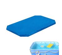 JIEBWCHA Bâche de piscine rectangulaire résistante à la poussière - 195/215/265 cm - Imperméable - Construction robuste - Protection UV - Économisez de l'espace pour pagayer en plein air pour toutes