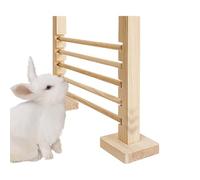 JIEBWCHA Barre de saut réglable pour lapins - Facile à monter - Jeu d'obstacles - Haie en bois pour l'entraînement des animaux de compagnie - Kit d'entraînement multifonction pour l'agilité