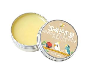 JIEBWCHA Baume pour bec de perroquet | Produit nutritif pour pattes de NINFA | Baume pour bec d'inséparables, volontaires, clinique vétérinaire, propriétaires d'animaux domestiques, amoureux d'animaux