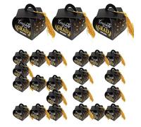 JIEBWCHA Boîtes de remise des diplômes 2025,Boîtes à dragées pour diplôme 2025 avec glands | Conteneurs En Gros Pour Fêtes Diplôme Université Bonbons Snacks Biscuits