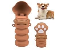 JIEBWCHA Bouteille d'eau Portable pour Chiens, Abreuvoir Pliable Anti-Drop | Distributeur d'eau pour chiens | pour Randonnée Camping Promenades Plage Parc Voyage Vacances