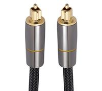 JIEBWCHA Câble audio à fibre optique, câble audio optique, câble optique numérique de barre de son multifonction, accessoires TV, fournitures de cinéma maison pour systèmes stéréo,
