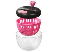 JIEBWCHA Centrifugeuse Sèche-linge pour légumes - Séchoir portable pour salade - Passoire hachoir bol 800 ml pour cuisine maison voyage pique-nique
