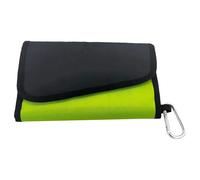 JIEBWCHA Classeur de pêche, liant d'appâts | Sac de leurre de pêche à la Couverture Dure,Protecteur de Stockage, liant Utilitaire avec Poches Transparentes, Portefeuille Enveloppant imperméable