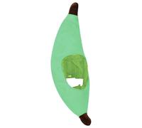 JIEBWCHA Coiffure de banane en peluche, chapeau de banane en peluche, chapeau banane poilu Adorable chapeau de banane, chapeau de ski d'hiver couvre-chef Nouveauté Vêtements Costume Cosplay pour la