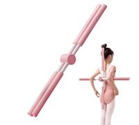 JIEBWCHA correctrice de Bosse 76 cm en Acier Inoxydable Anti-bourdonnement rotative et télescopique avec poignée en Mousse Ergonomique pour Extension du Dos et Correction de pour