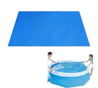 JIEBWCHA Couverture De Piscine Solaire 160/220/260cm Bâche Solaire Rectangulaire pour Piscine Pliable Isoler La Chaleur Étanche Durable Résistante Aux UV Anti-poussière pour Piscine, Cuve, Spa