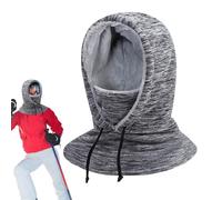 JIEBWCHA Couvre-Visage Intégral - Cagoule Extérieure avec Cordon de Serrage | Masque de Visage Chaud | pour Ski Snowboard Conduite de Moto Pêche sur Glace Randonnée Cyclisme Voyage Chantier de