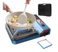 JIEBWCHA Cuisinière compacte, poêle à chauffage rapide, pour extérieur, barbecue, maison, voyage, randonnée et pique-nique