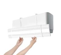 JIEBWCHA Déviateur d'air pour climatiseur, kit de climatisation, couvercle rétractable pour extérieur, adapté à la maison, au salon, à la chambre, au bureau,
