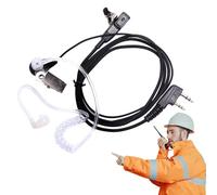 JIEBWCHA Écouteurs talkie-walkie, oreillette radio, tube acoustique caché, écouteurs radio à 2 voies, accessoires de talkie-walkie