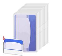 JIEBWCHA Étui de protection pour carte de sécurité sociale - Medicare Social Security Card Holder Sleeve Slim Protection Licence Accessoires d'affaires pour amis, collègues, étudiants, Vertical