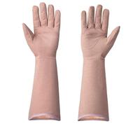 JIEBWCHA Gants de jardin pour femmes à l'épreuve des bouchons, gants de jardin femmes,Gants de jardinage à l'épreuve des prises longues | Travail de chantier résistant à l'usure Mitten protecteur pour