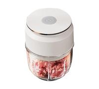 JIEBWCHA Hachoir À Ail - Broyeur Alimentaire Rechargeable USB | Hachoir Légumes Multifonction Cuisine | Pour Maison Restaurant Fêtes Repas Bébé Salade Pâtisserie Camping Camping-Car