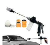JIEBWCHA haute pression pour tuyau - Embout de pulvérisation - Contrôle précis de la valve - Pistolet léger pour nettoyage extérieur - Arrosage de la pelouse