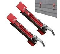 JIEBWCHA Jauge de bande de recouvrement - Kit de montage de revêtement mural Gecko en d'aluminium | Accessoires de montage multifonctions pour travaux de précision sur le revêtement de façade