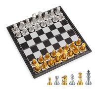 JIEBWCHA Jeu d'échecs pour , jeu d'échecs magnétique, améliore la pensée logique, activité interactive pour voyage, camping, chambre, pique-nique, cours