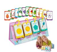 JIEBWCHA Jeu d'éducation cognitive double face pour en maternelle