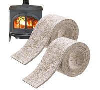 JIEBWCHA Joint d'étanchéité pour poêles à bois, joint de brûleur résistant à la chaleur, bouclier thermique pour poêle à bois, joint de montage de brûleur, pièces de poêle à bois résistantes à l'usure