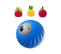 JIEBWCHA Jouet distributeur de friandises pour chien, jouet interactif à mâcher, distributeur de friandises | Balle d'occupation avec housse en peluche pour l'intérieur et l'extérieur quand il