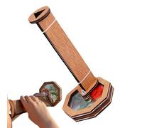 JIEBWCHA Kit D'artisanat En Kaléidoscope, 18x11.9x11.9cm Kit De Kaléidoscope En Bois, Kits De Kaléidoscope Rotatif Pour En fants, Installer Et Construit Pour Durer, Toys Pour En Plein Air