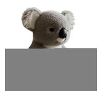 JIEBWCHA Koala Poupée en peluche 24 x 18 x 30 cm Coton koala Animal en peluche réaliste douce adorable peluche confortable pour chariot de couchage bureau canapé chambre à coucher salon chambre