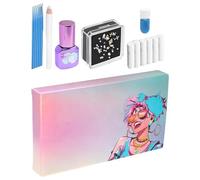 JIEBWCHA Krystal - Kit de décoration pour dents - Avec colle - En artificiel - Dents brillantes - Amovibles - Durable - Pour fête