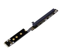 JIEBWCHA Link M2 PCI Extenseur, Câble d'extension PCI-Express avec adaptateur - Dissipateur thermique multifonction pour améliorer les performances et la compatibilité